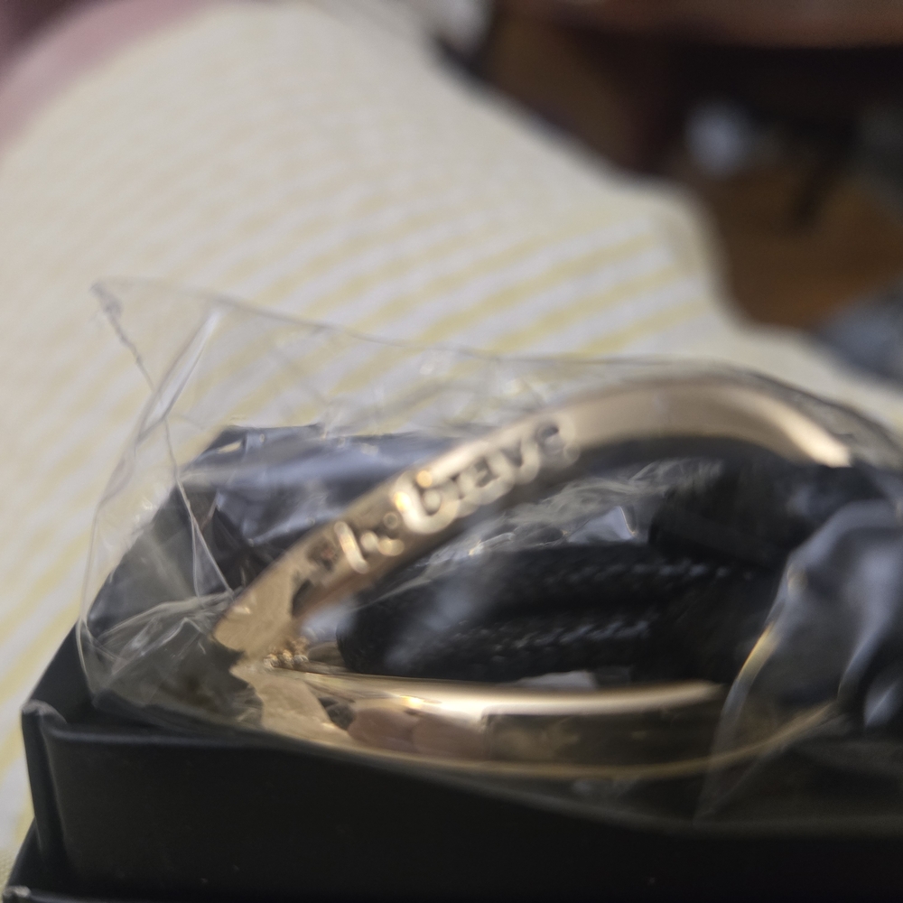 Gold Engraved Bracelet